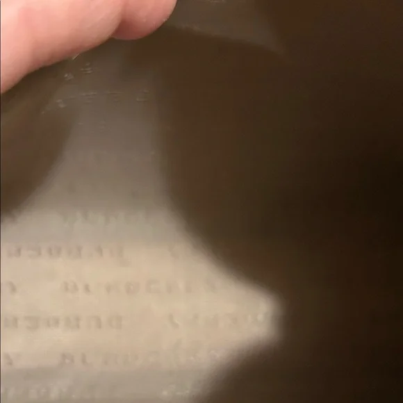 Burberry Tan and Red Pouch - Picture 6 of 7